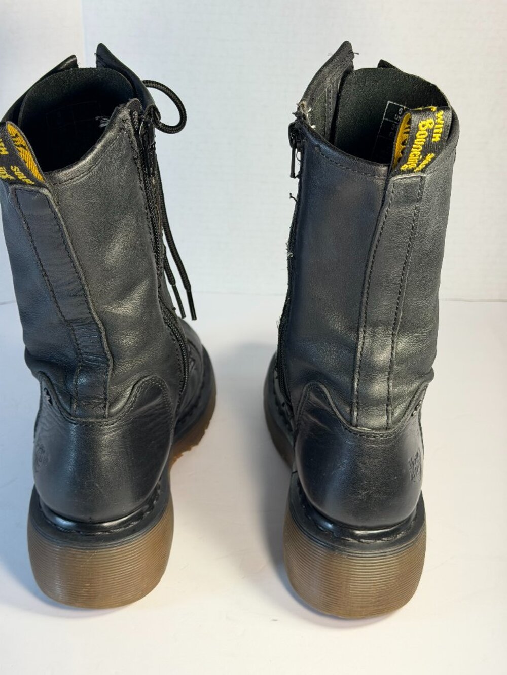 Dr.Martens Miranda vintage Black leather size L-8 Boots - Picture 12 of 16